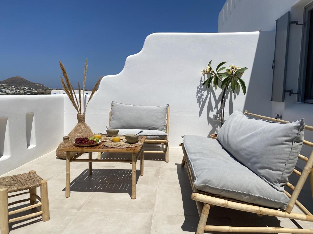 Villa Ypsilon Naxos - Luxury Holiday House With Amazing Sea View & Private Pool Agia Anna  Exterior photo